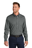 W816 Port Authority® Long Sleeve Nailhead Easy Care Shirt