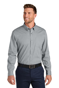 W816 Port Authority® Long Sleeve Nailhead Easy Care Shirt