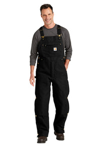 CTS104393  Carhartt® Short Firm Duck Insulated Bib Overalls