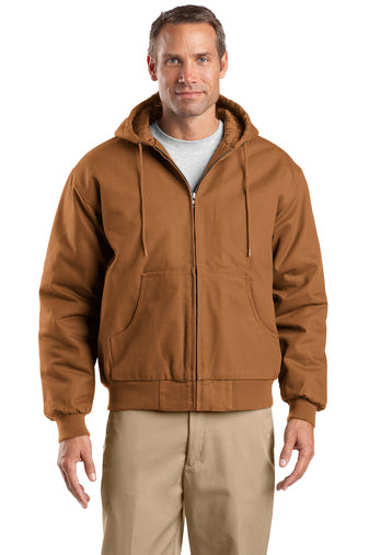 CornerStone® - Duck Cloth Hooded Work Jacket - J763H