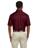 M500S Harriton Men's Easy Blend™ Short-Sleeve Twill Shirt with Stain-Release